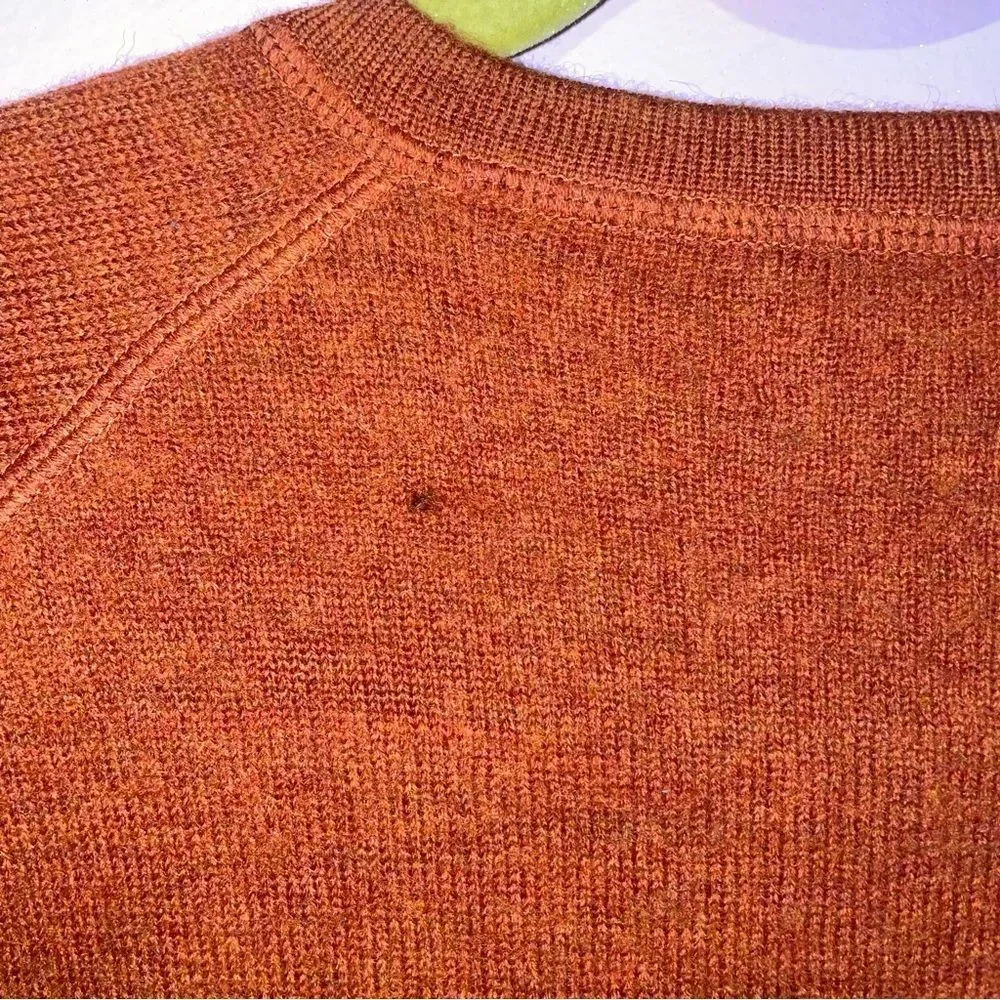 Newton Trading Co Merino Wool V Neck Sweater Men Size L Minimalist Winter Office